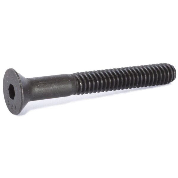 Newport Fasteners #2-56 Socket Head Cap Screw, Flat Head, Black Oxide Alloy Steel, 1 in Length, 100 PK 951636-100 - main